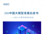 IDC&百度:中国大模型发展白皮书